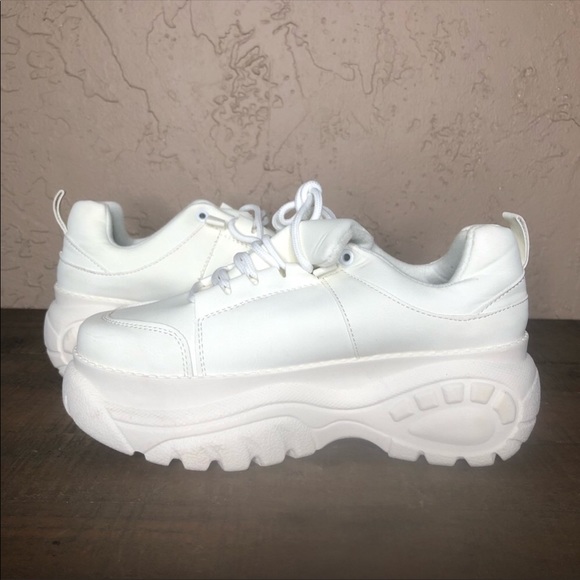 chunky heel sneakers